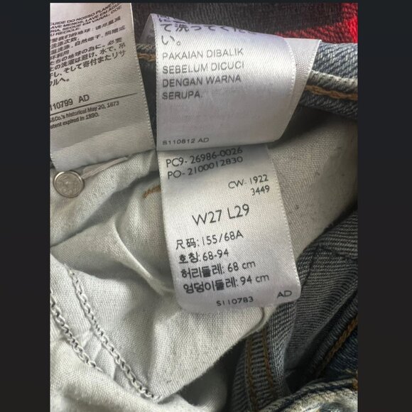 Levi's Women's Straight Leg Blue Jeans - Picture 4 of 4